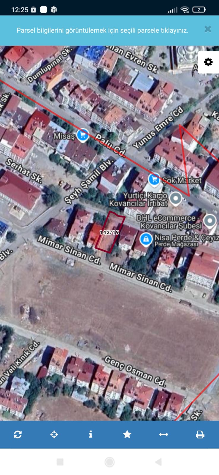çarşı merkezde mükemmel bir konumda fırsat arsa 426M² 